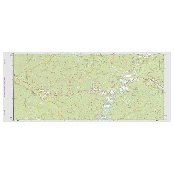 Currowan 8926-4-N NSW Topographic Map 1 25k | Image Showing Map View.