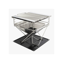450 | Darche Stainless Steel BBQ Image Showing No Logos Or Titles.