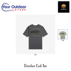 Desolve Cod Tee | Hero Image Showing All Logos, Titles And Variants.