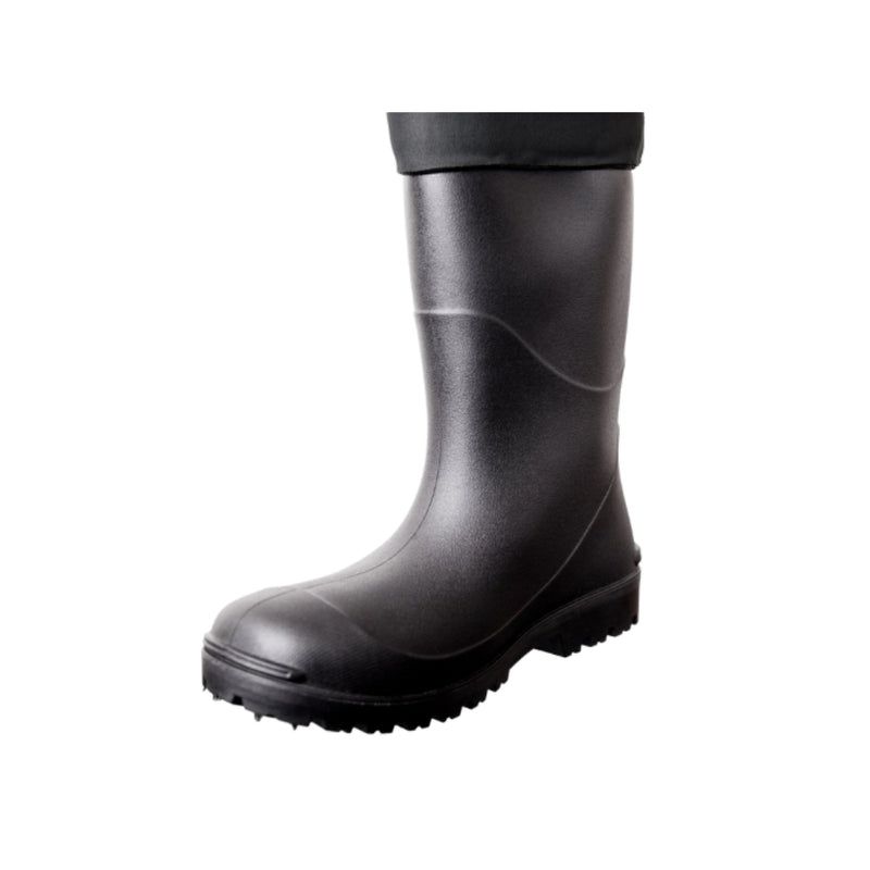 Black | Desolve Flow Wader Image Showing Close Up View Of Boot.