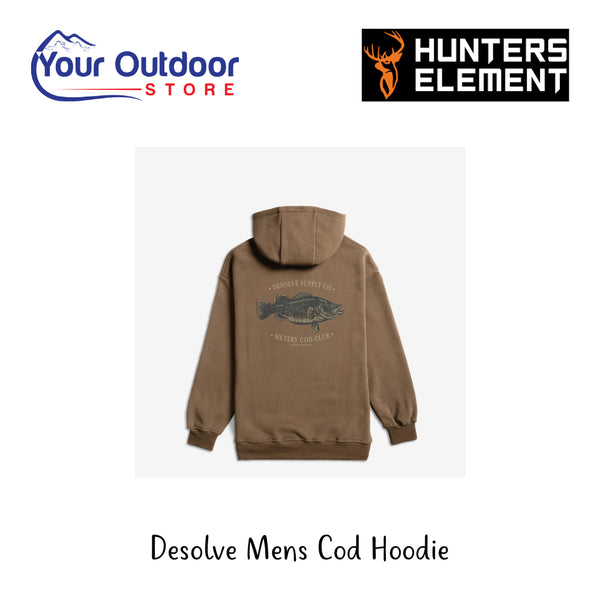 Desolve Mens Cod Hoodie | Hero Image Showing All Logos And Titles.