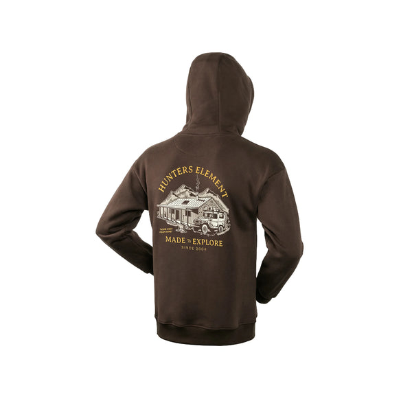 Scoria | Desolve Men's Explore Hoodie Image Showing No Logos Or Titles.