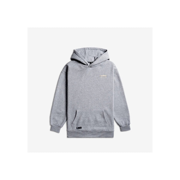Grey Marle | Desolve Men's Trutta Hoodie Image Showing Front View.