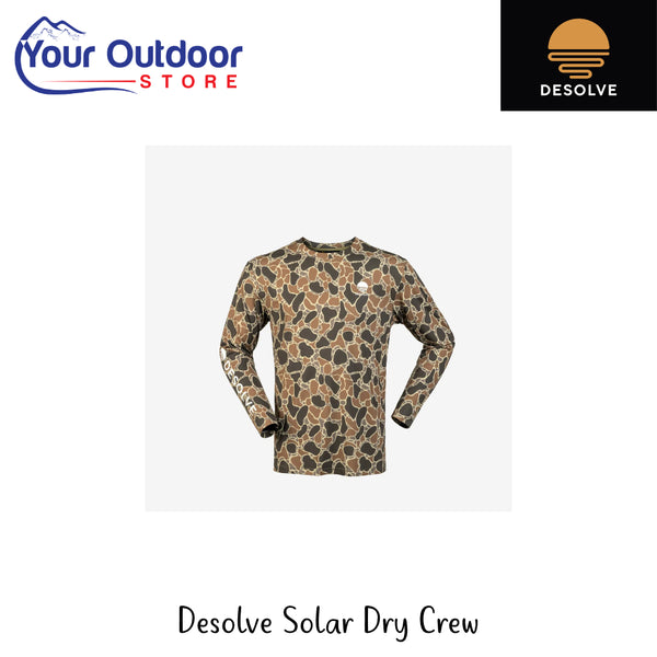 Desolve Solar Dry Crew | Hero Image Showing All Logos And Titles.