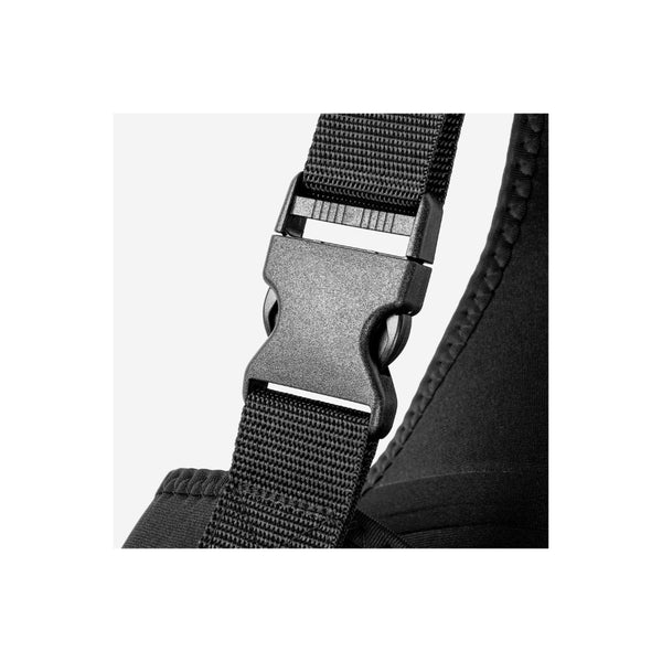 Black | Desolve Surge Wader Image Showing Close Up Of The Buckle Straps.
