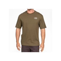 Khaki | Desolve Trutta Tee Image Showing Front View.