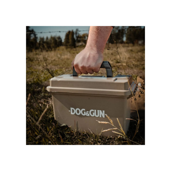 48 Pack | Dog & Gun Mixed Roast Reload Pack Image Showing The Reload Pack Out In A Field.