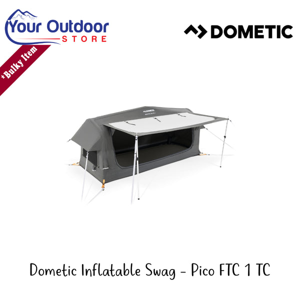 Domectic Inflatable Swag Pico FTC 1 Tc | Hero Image Showing All Logos And Titles.
