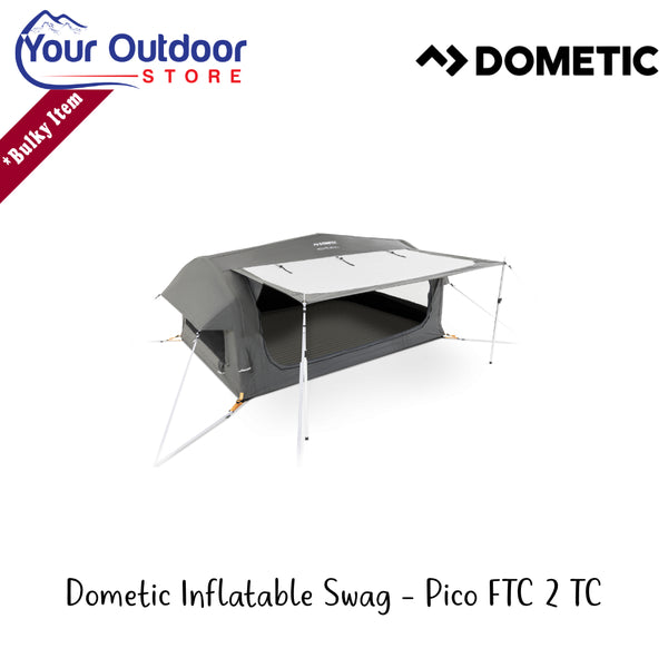 Domectic Inflatable Swag Pico FTC 2 TC | Hero Image Showing All Logos And Titles.