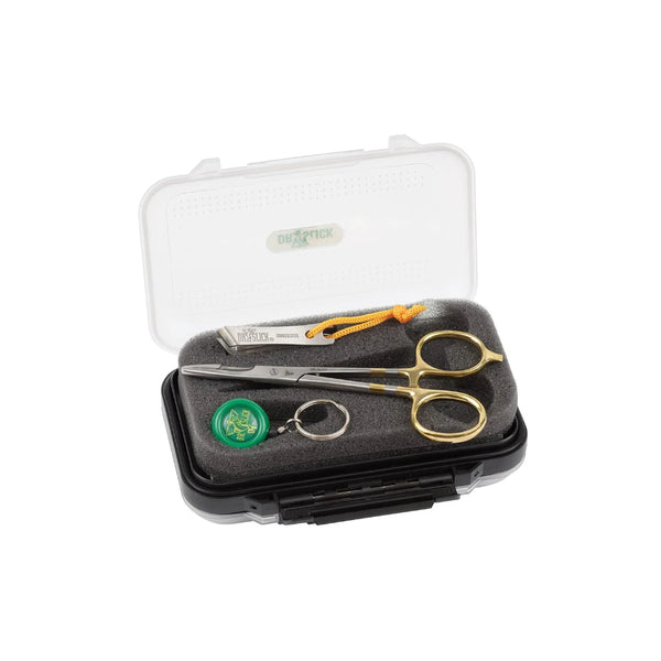 Dr Slick Angler Gift Set With Nippers Pin Reel Clamp And Double Sided Fly Box