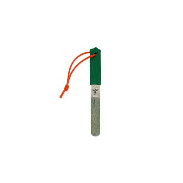 Green | Dr Slick Double Sided Fine And Medium Grit Hook File Image Showing No Logos Or Titles.