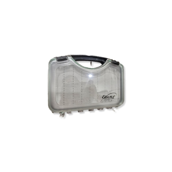 Large / Clear | E.J Todd Clear Double Sided Fly/Lure Box Image Showing No Logos Or Titles.