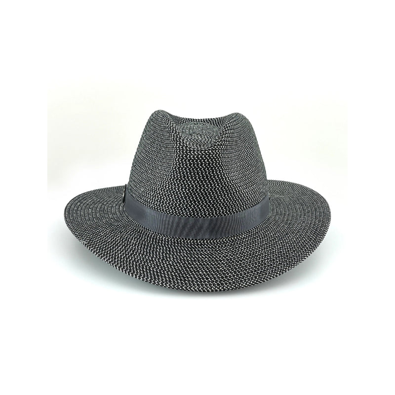 Black Combo |  Evoke Phoenix Panamate Sun Hat Image Showing Image Showing Front View.
