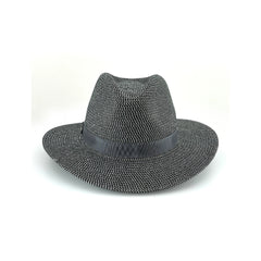 Black Combo |  Evoke Phoenix Panamate Sun Hat Image Showing Image Showing Front View.