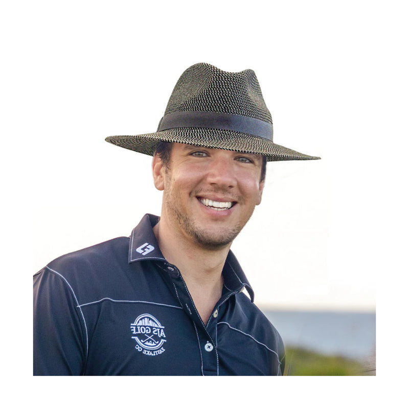 Black Combo |  Evoke Phoenix Panamate Sun Hat Image Showing Image Showing No Logos Or Titles.