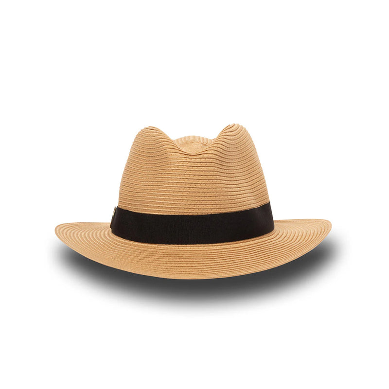 Caramel |  Evoke Phoenix Panamate Sun Hat Image Showing Front View.