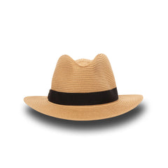 Caramel |  Evoke Phoenix Panamate Sun Hat Image Showing Front View.