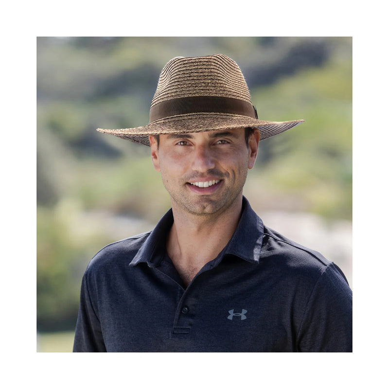 Chocolate |  Evoke Phoenix Panamate Sun Hat Image Showing No Logos Or Titles.