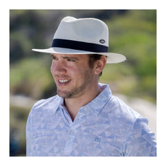 Ivory |  Evoke Phoenix Panamate Sun Hat Image Showing No Logos Or Titles.