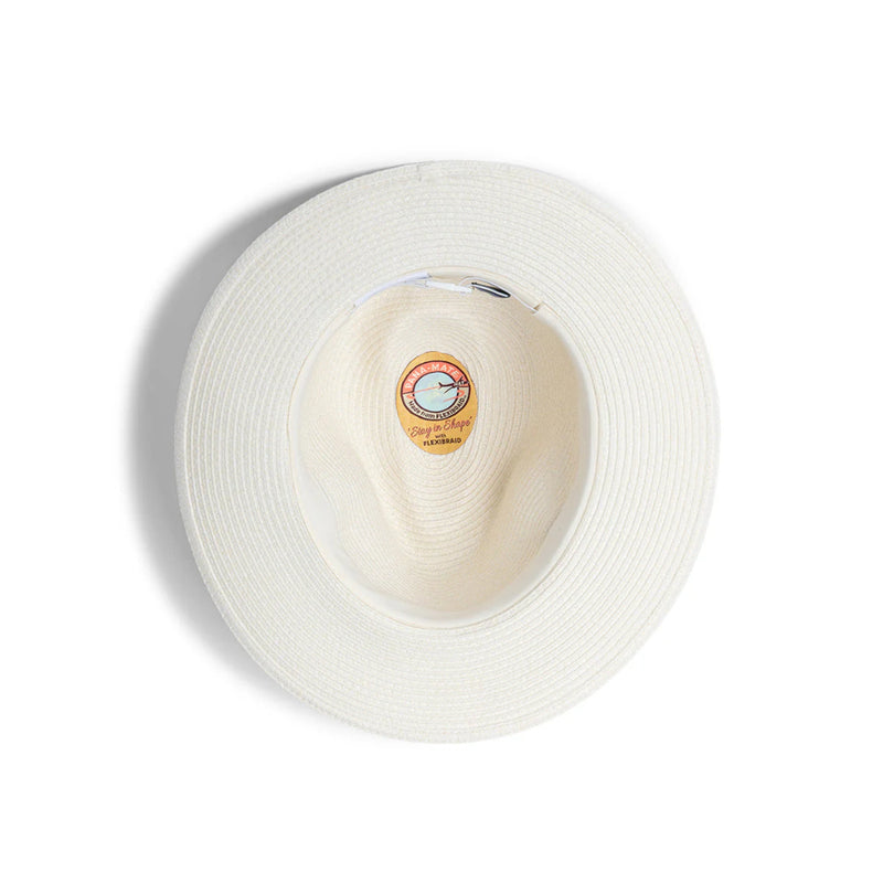 Ivory |  Evoke Phoenix Panamate Sun Hat Image Showing Underside.
