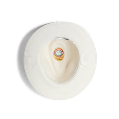 Ivory |  Evoke Phoenix Panamate Sun Hat Image Showing Underside.