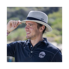 Light Grey |  Evoke Phoenix Panamate Sun Hat Image Showing No Logos Or Titles.