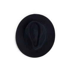 Navy |  Evoke Phoenix Panamate Sun Hat Image Showing Image Showing Top View.