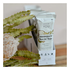 Finger Lime And Coconut | Eat For You Summer Lovin' Bar Finger Lime And Coconut. Shown  In  Display Box.
