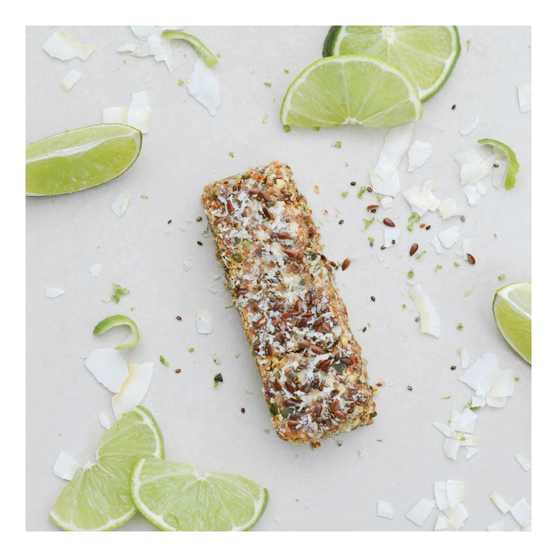 Finger Lime And Coconut | Eat For You Summer Lovin' Bar Finger Lime And Coconut. Shown Out Of Packaging.