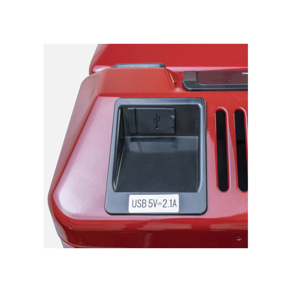 40L / Red | Engel 40L Elite Series Fridge - Freezer Image Showing Close Up View Of The USB Port.