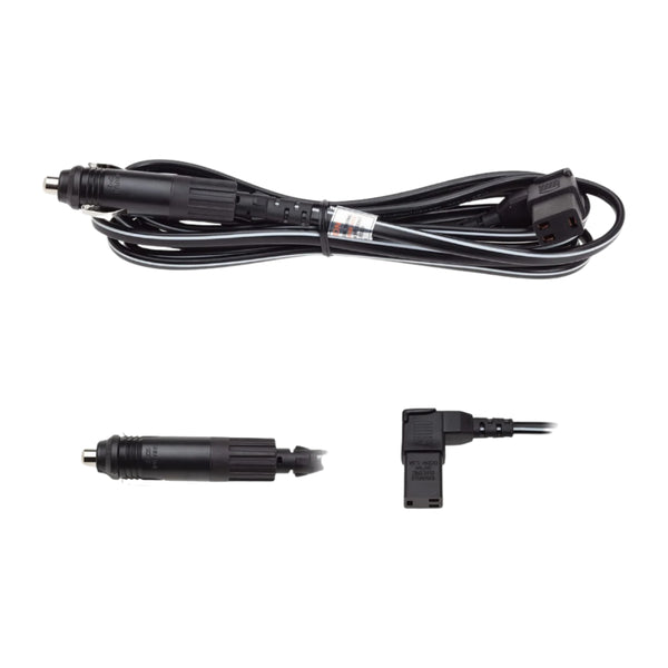 Black | Engel Complete DC Cord 12v With Cigar Tip J Series Image Showing No Logos Or Titles.