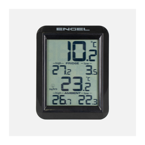 Black | Engel Wireless Thermostat. Display.