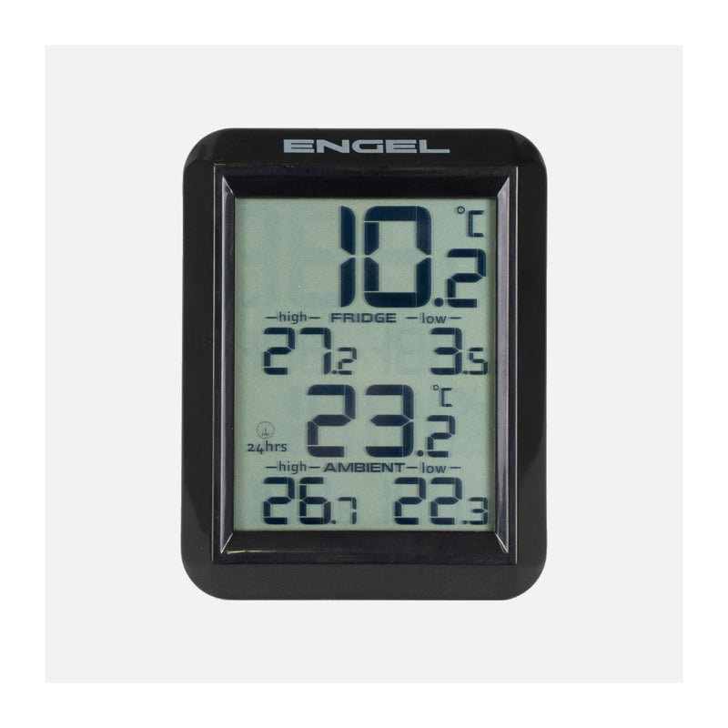 Black | Engel Wireless Thermostat. Display.
