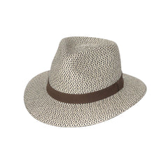 Brown / Ivory | Evoke Charlie Fedora Image Showing No Model.