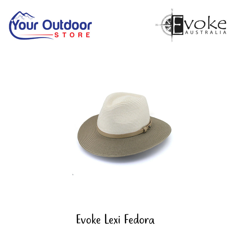Evoke Lexi Fedora | Hero Image Showing All Logos Ad Titles.