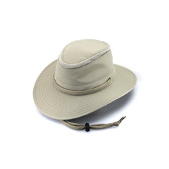 Khaki | Evoke Maurie Fedora Image Showing No Logos Or Titles.