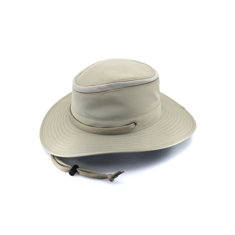 Khaki | Evoke Maurie Fedora Image Showing Side View.