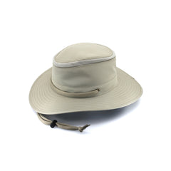 Khaki | Evoke Maurie Fedora Image Showing Side View.