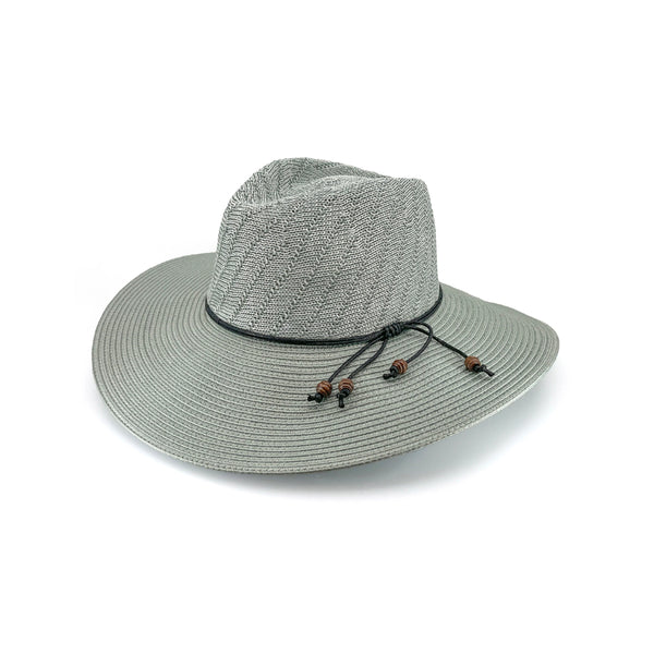 Mix Seafoam | Evoke Susie Wide Brim Fedora Image Showing No Logos Or Titles.