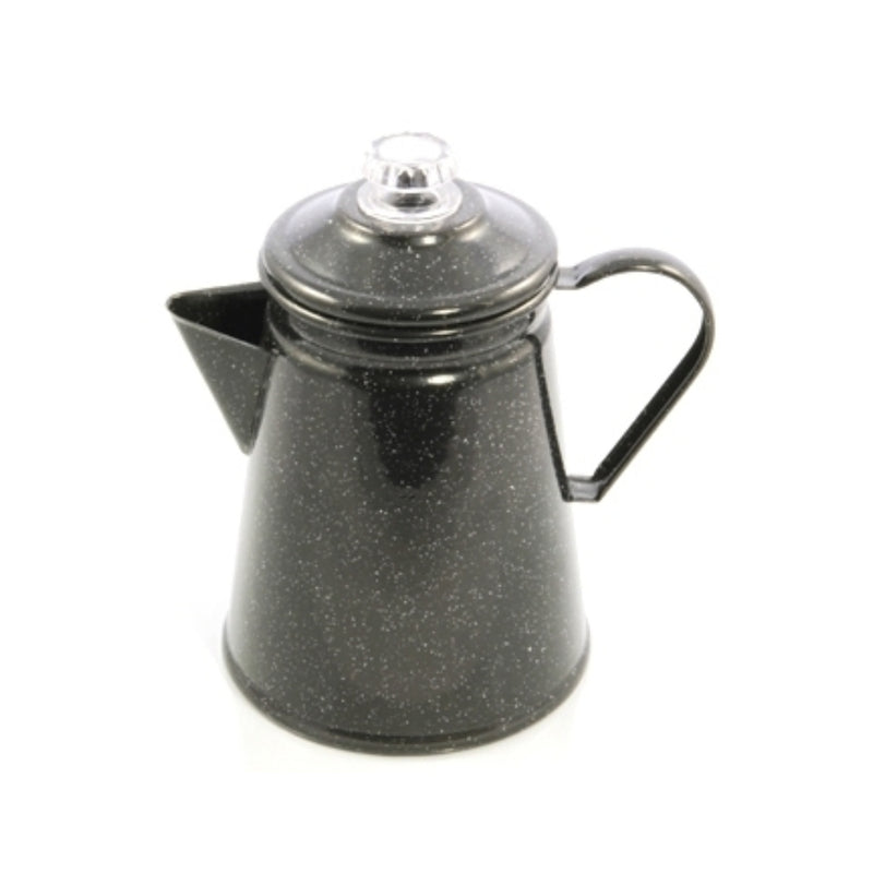 Black | Falcon Housewares Coffee Pot. Side View. 