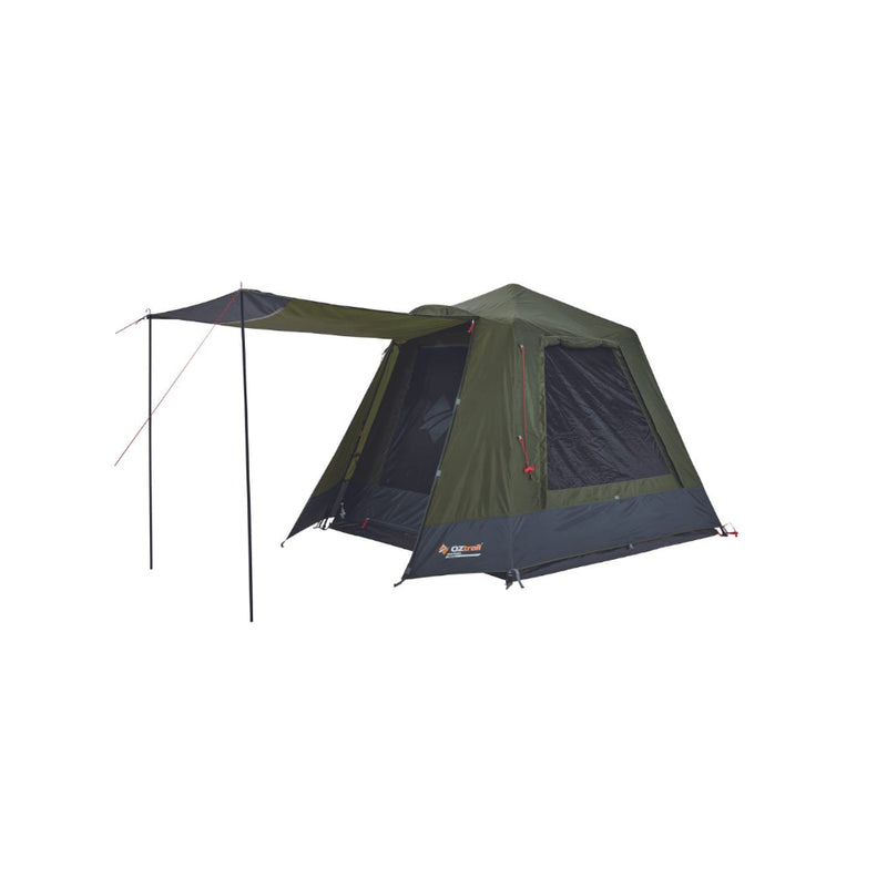 Green | Oztrail Fast Frame Tent 4 Person Image Showing No Logos Or Titles.