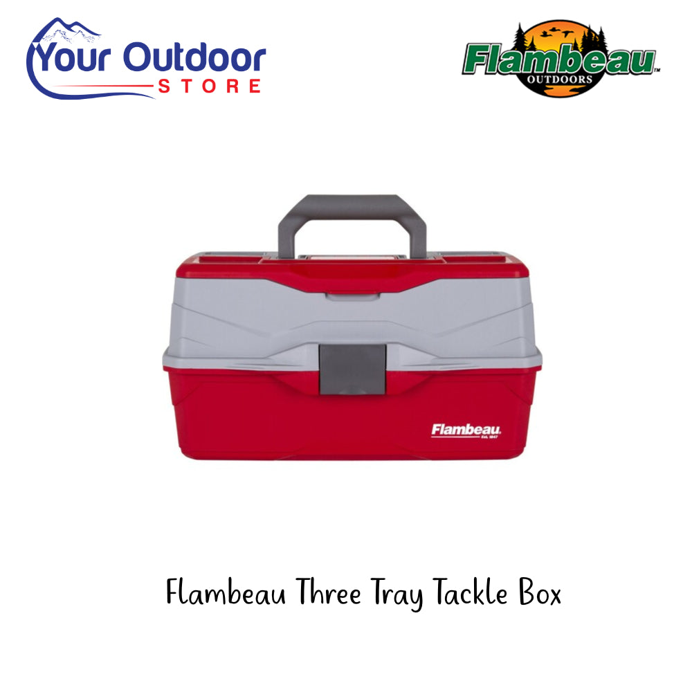 flambeau tackle box logo Flambeau Three Tray Tackle Box