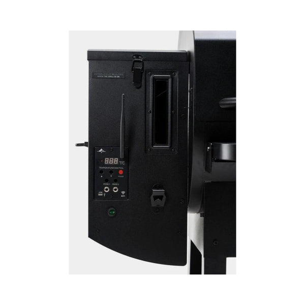 GMG Trek Prime 2.0 WiFi 12V Pellet Grill | Image Showing Close Up View Of The Display Panel.