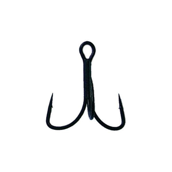 Black | Gamkatsu Treble Wide Gap Hook Image Showing No Logos Or Titles. 