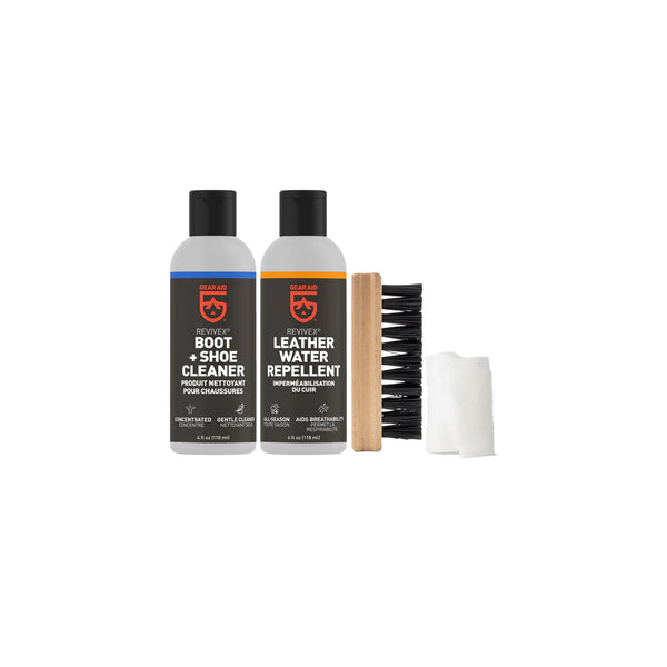 Gear Aid Leather Boot Care Kit | Image Showing No Logos Or Titles.