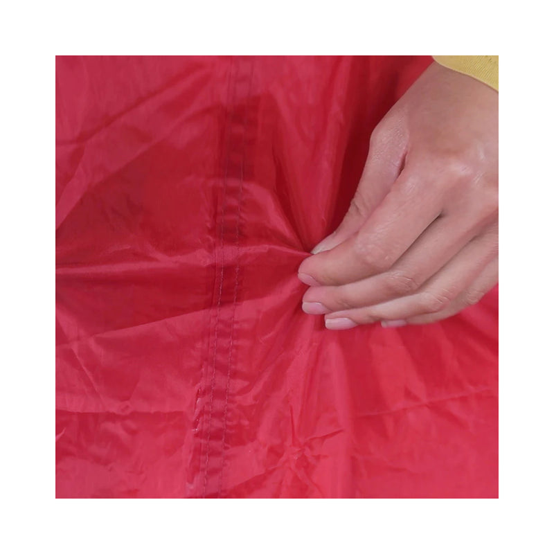 Gear Aid Seam + FC Tent Sealant | Image Showing Fabric After Sealant Had Been Applied.