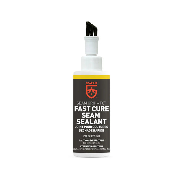 Gear Aid Seam + FC Tent Sealant | Image Showing Bottle Out Of The Packaging.