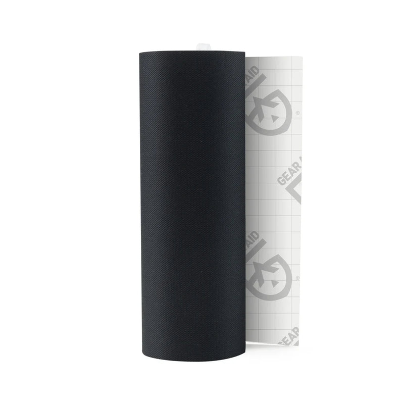 Black | Gear Aid Tenacious Tape Repair Tape Image Showing Black Tape Out Of Its Packaging.