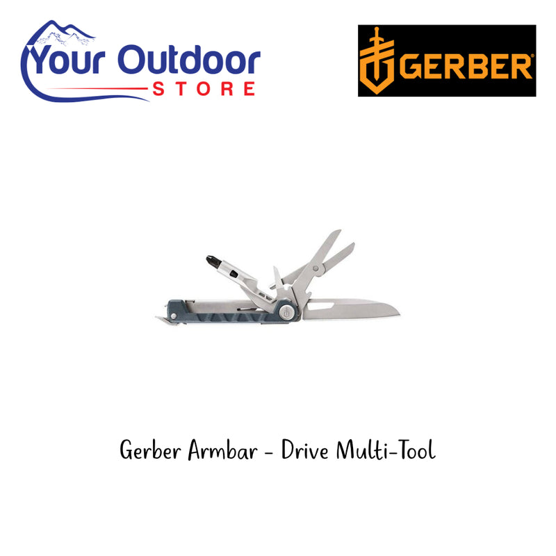 Berber Armbar Drive Multi Tool Onyx. Hero Image Showing Logos and Title.