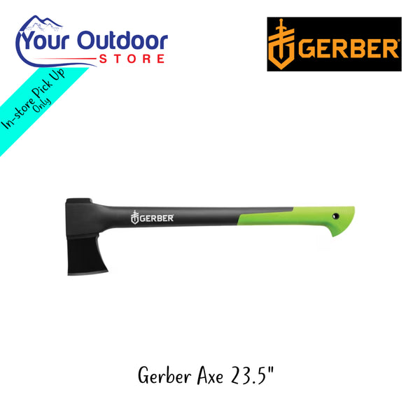 Gerber Axe 23.5 | Hero Image Showing Logos And Titles.
